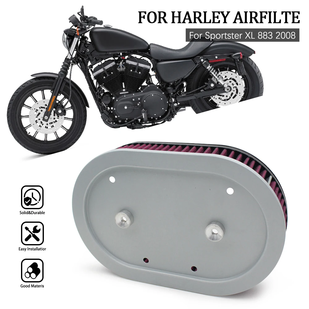 

Motorcycle HD-0900 High Flow Air Intake Filter Cleaner Element For Harley XL883 XL1200 Sportster Forty-Eight XR1200 29044-04B
