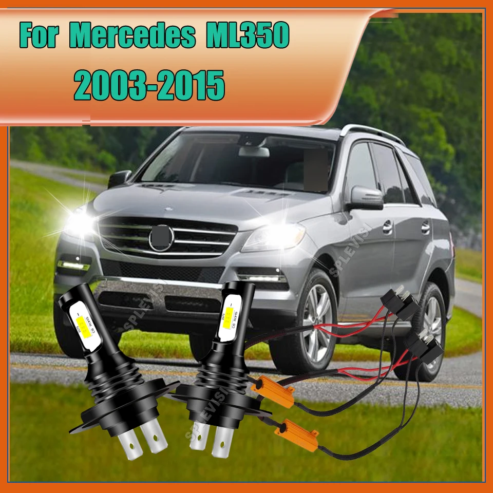 

LED Headlight Bulb CSP Car Headlamp 12v For Mercedes-Benz ML350 2003 2004 2005 2006 2007 2008 2009 2010 2011 2012 2013 2014 2015