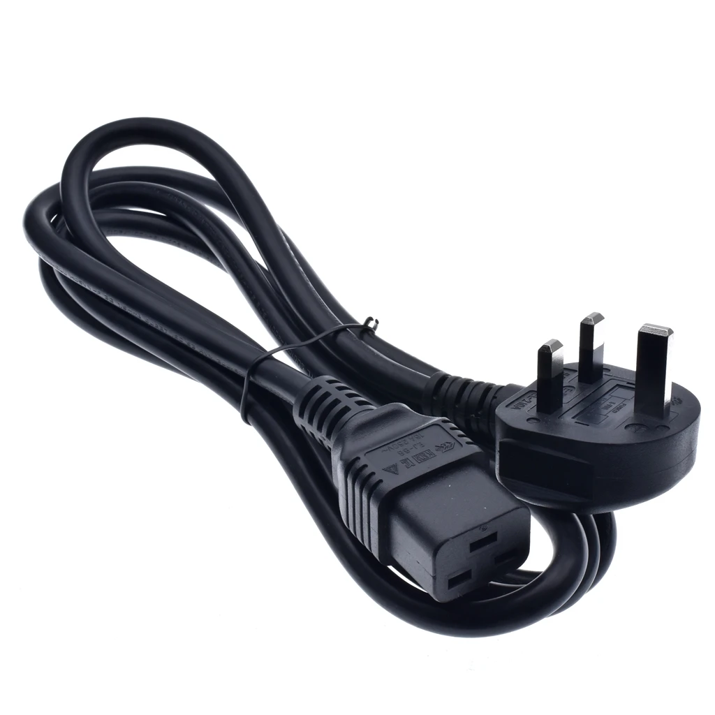 UK BS1363 Plug to IEC 60320 C19 Female Extension Cord For UPS PDU, Connected To C20 AC Power Cable Adapter Lead Cord 3G1.5mm