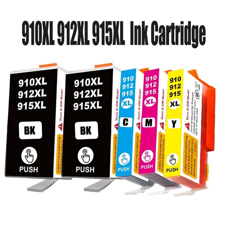 910XL 912XL 915XL خرطوشة حبر متوافقة لطابعات HP Officejet 8010 8020 8025 8028 8022 8026 8012 8018 8023 8031 8033 8034
