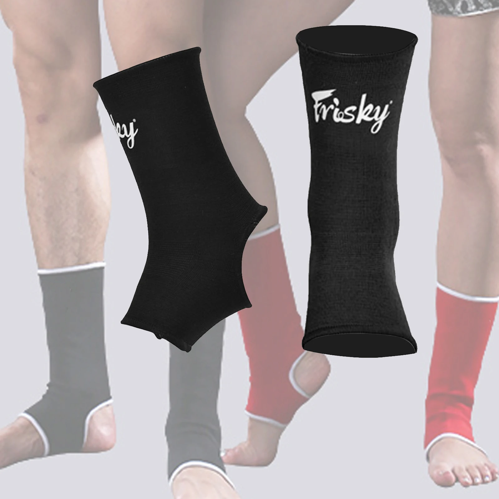 Muay Thai Ankle Support Wraps Men Women Boxing Ankle Braces Muay Thai Foot Braces for Training Sports Kickboxing Sanda Sparring