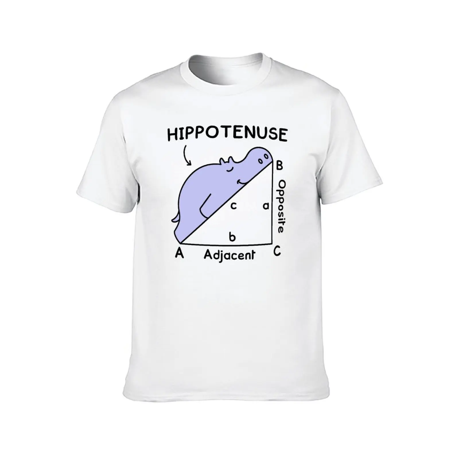 Hippotenuse, Hypotenuse Math Pun T-Shirt funny gifts heavyweights cheap stuff shirts graphic tees clothing for men