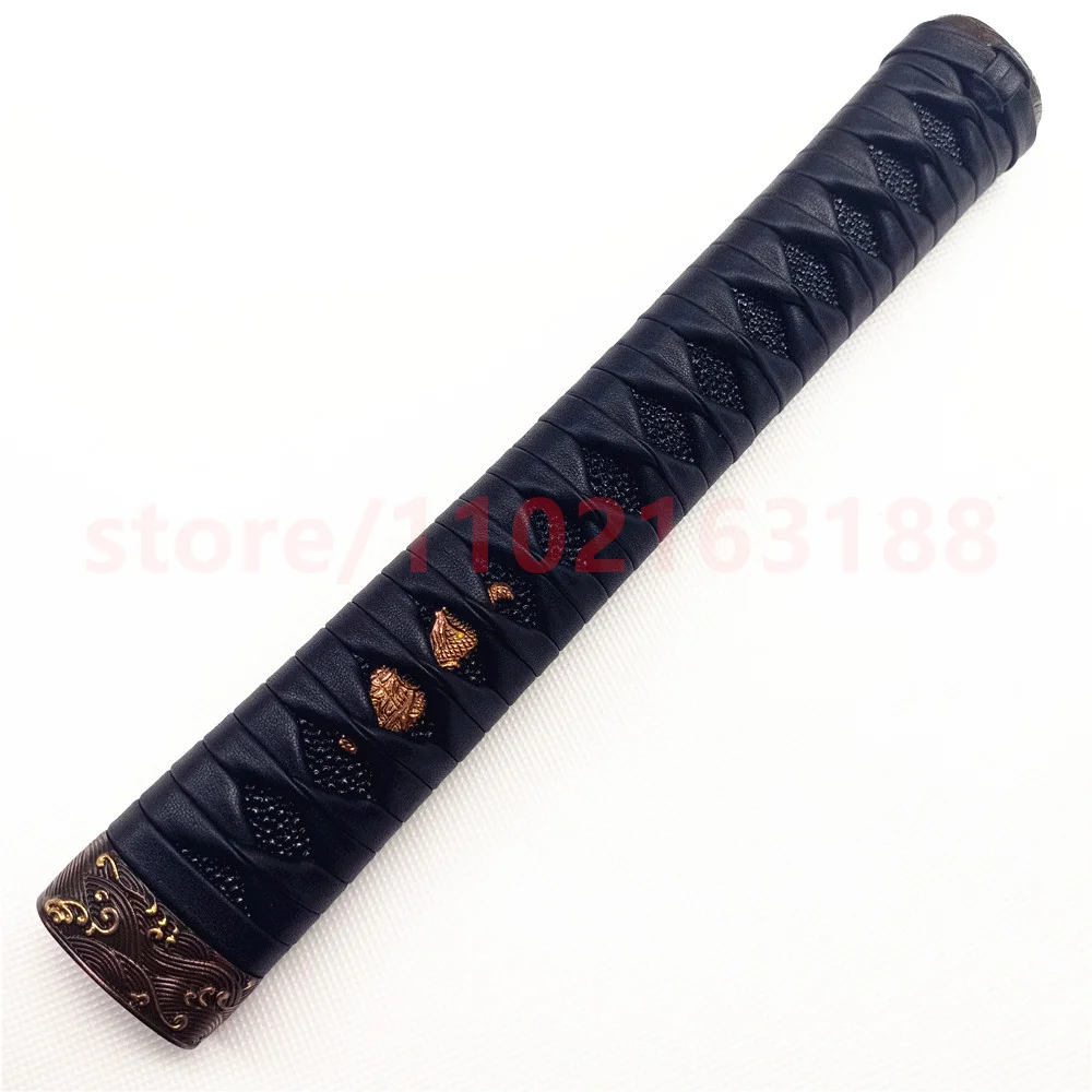 

High Quality Tsuka Handle Hilt Brass Fuchi Kashira Menuki For Real Japanese Japan Samurai Katana Sword Fittings Accessory Parts