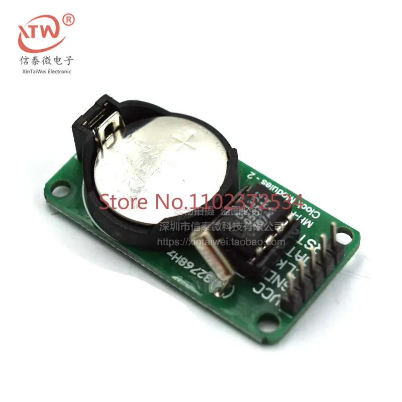 20 pieces DS1302 real-time clock module with battery CR2032 yellow version new model