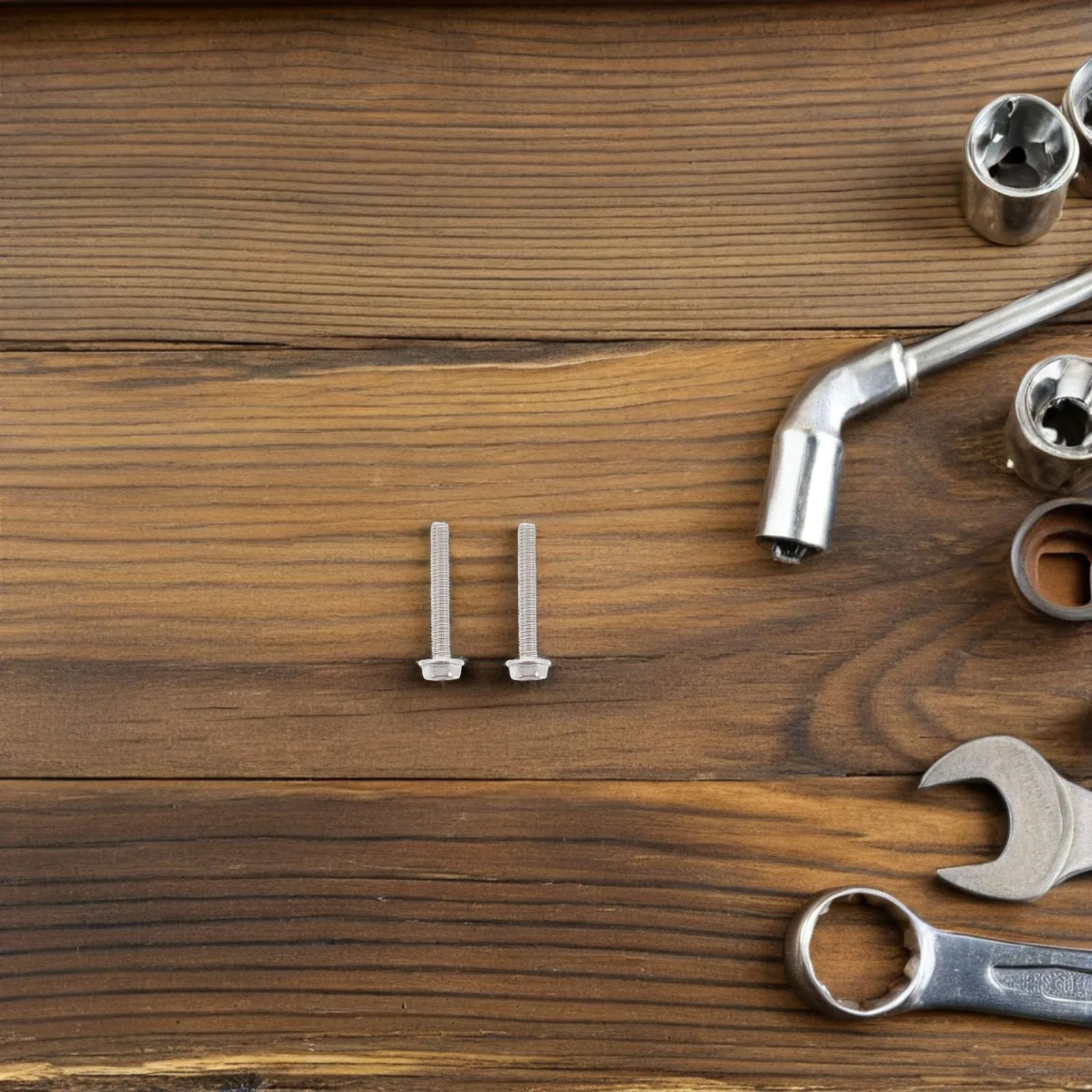 

1Set Stainless Steel Hexagon Flange Bolt Nut Washers Set Anti-Slip Teeth Durable Corrosion Resistant Fastening Kit for Repairs