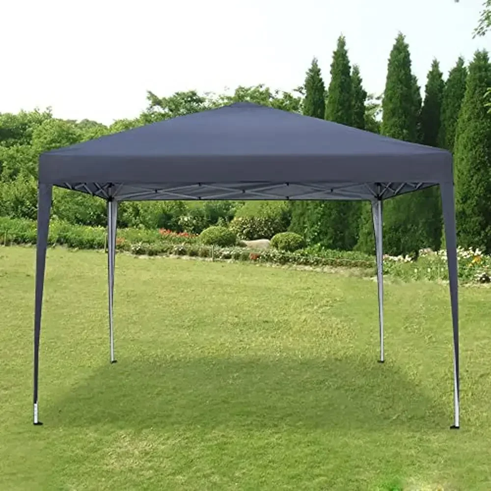 Outdoor Pop Up Gazebo Tent 10''x10'' with 4 Sidewalls Carrying Bag Steel Frame Awning Canopy Wedding Party BBQ Camping Garden