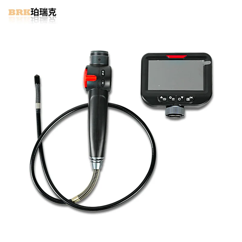 หน้าจอ IPS ขนาด 4.3 นิ้วกล้อง Endoscope อุตสาหกรรม IP67 PT-30 รถตรวจสอบ Borescope กันน้ําแข็งกล้องออโต้โฟกัส