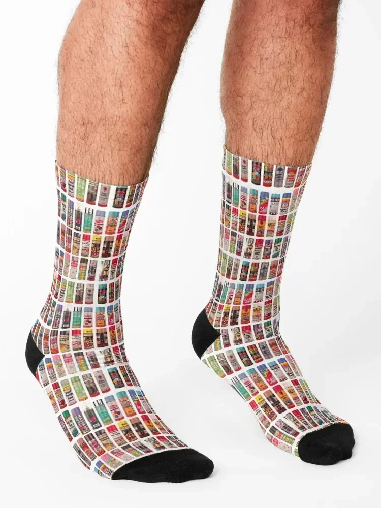 Vintage Spray Paint Socks gift winter thermal summer moving stockings Ladies Socks Men's