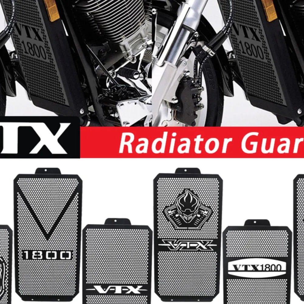 

2002-2004 2005 2006 2007 2008 Защитная решетка радиатора для HONDA VTX1800 C F N R S T Мотоцикл VTX 1800