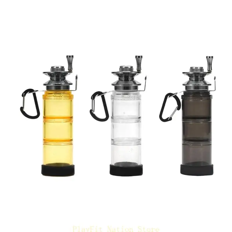 

242F Fishing Lures Hook Organizers Outdoor Fishing Rod Small Lures with Carabiner Bottle Multifunctional Fishing Accessories
