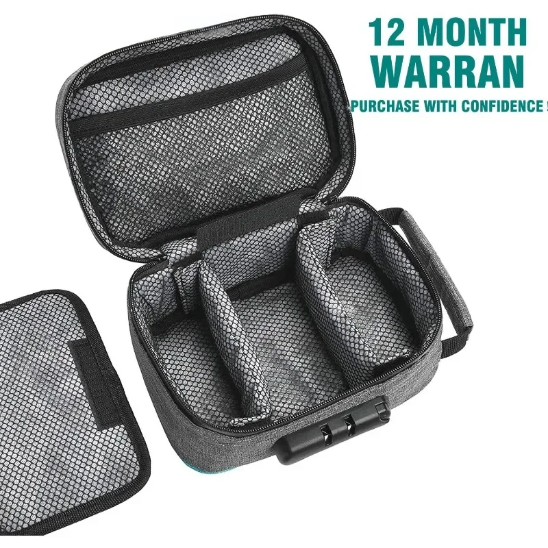 Large-capacity Combination Lock Activated Carbon Deodorant Bag Portable Pipe Bag