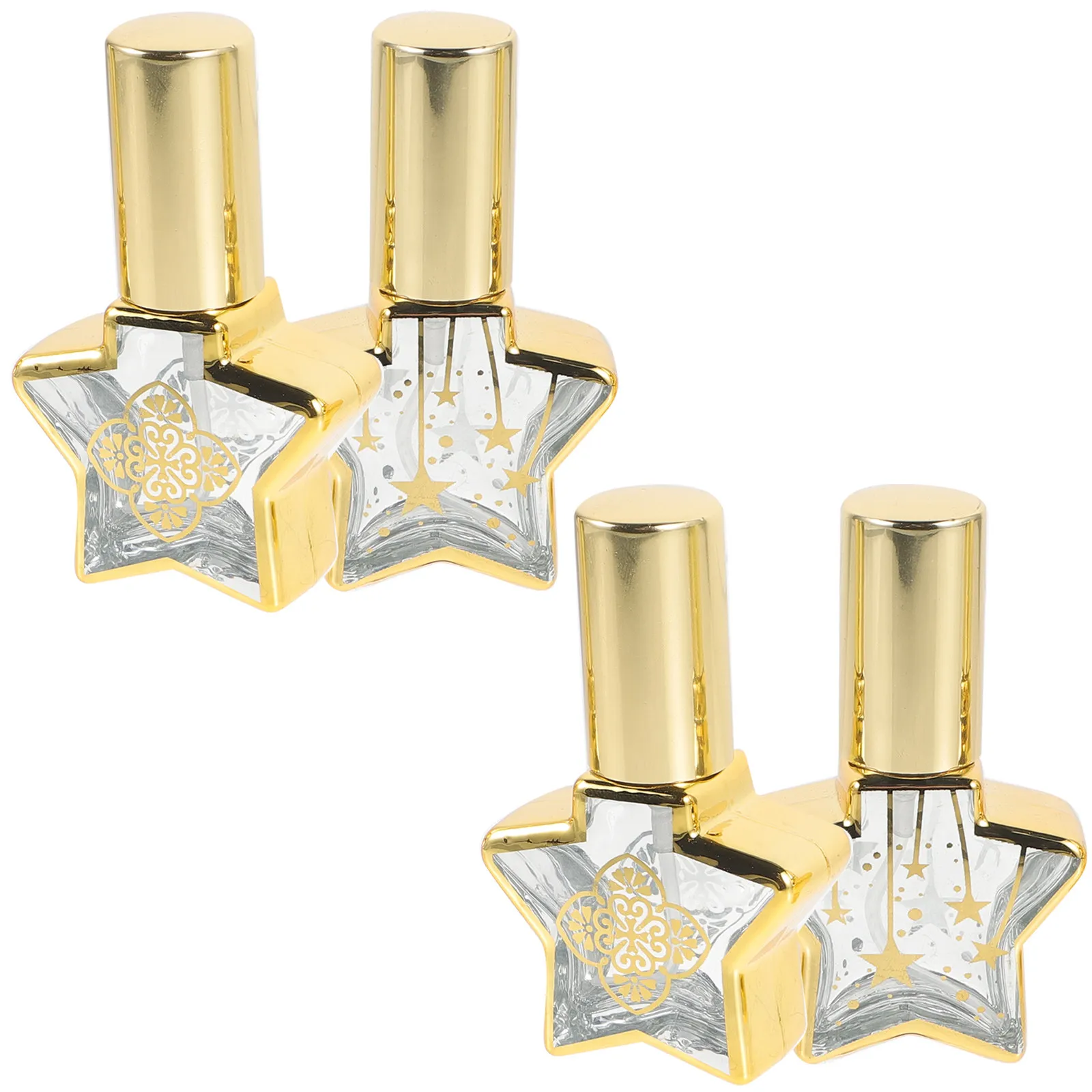 

4 шт. пустых флаконов для духов с распылителем, 8 мл, стеклянные, многоразовые, маленькие спрей-бутылочки для косметики, масел, лосьонов, портативный атомайзер