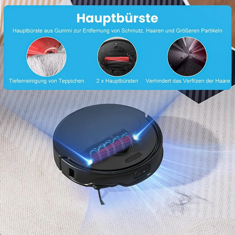 A86I-อุปกรณ์เสริมสําหรับ Roborock Qrevo Master เครื่องดูดฝุ่นหุ่นยนต์พร้อมแปรงหลัก,ผ้าเช็ดทําความสะอาด,ตัวกรอง HEPA,ถุงเก็บฝุ่น,แปรงด้านข้าง