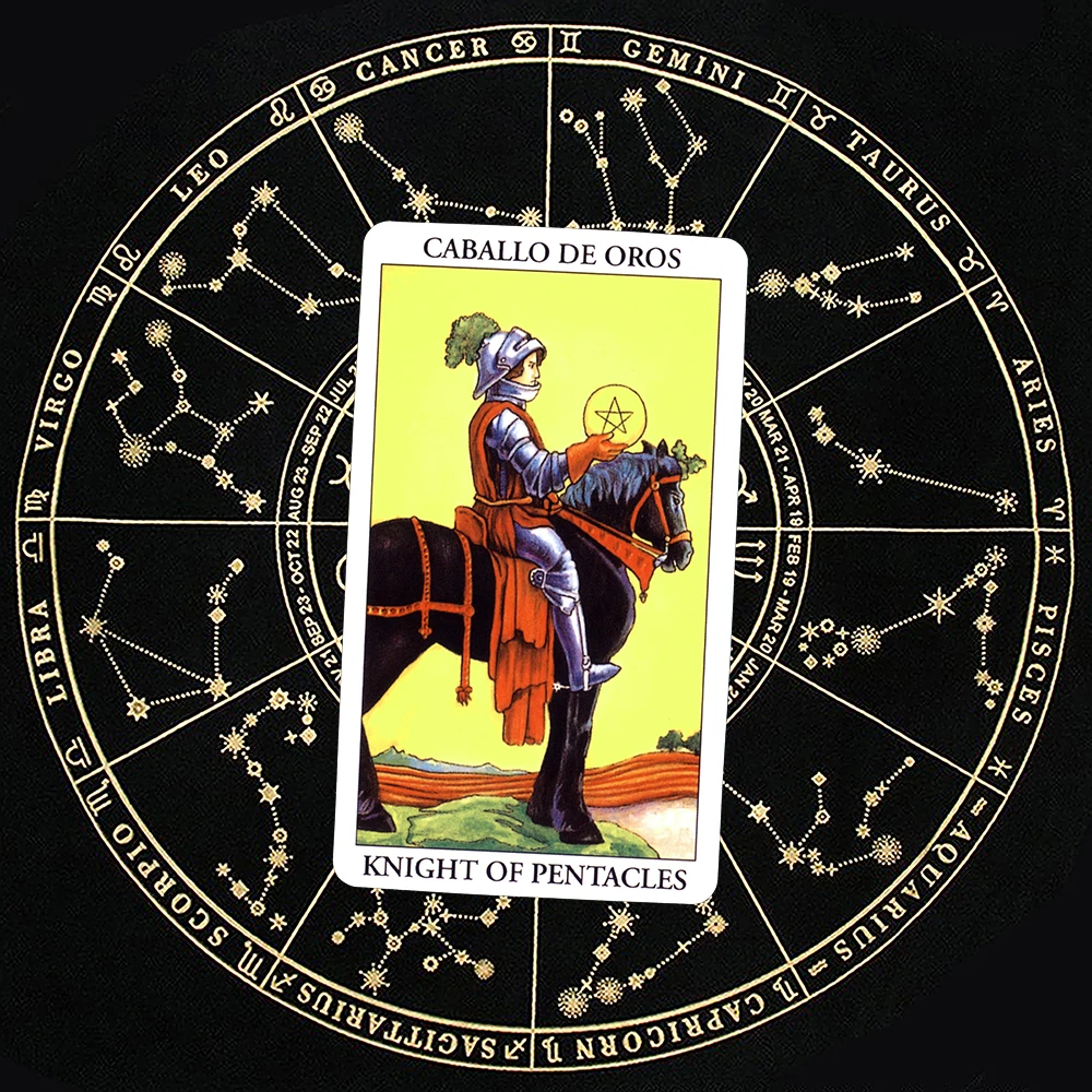 The Rider Tarotl Deck For English And Spanish