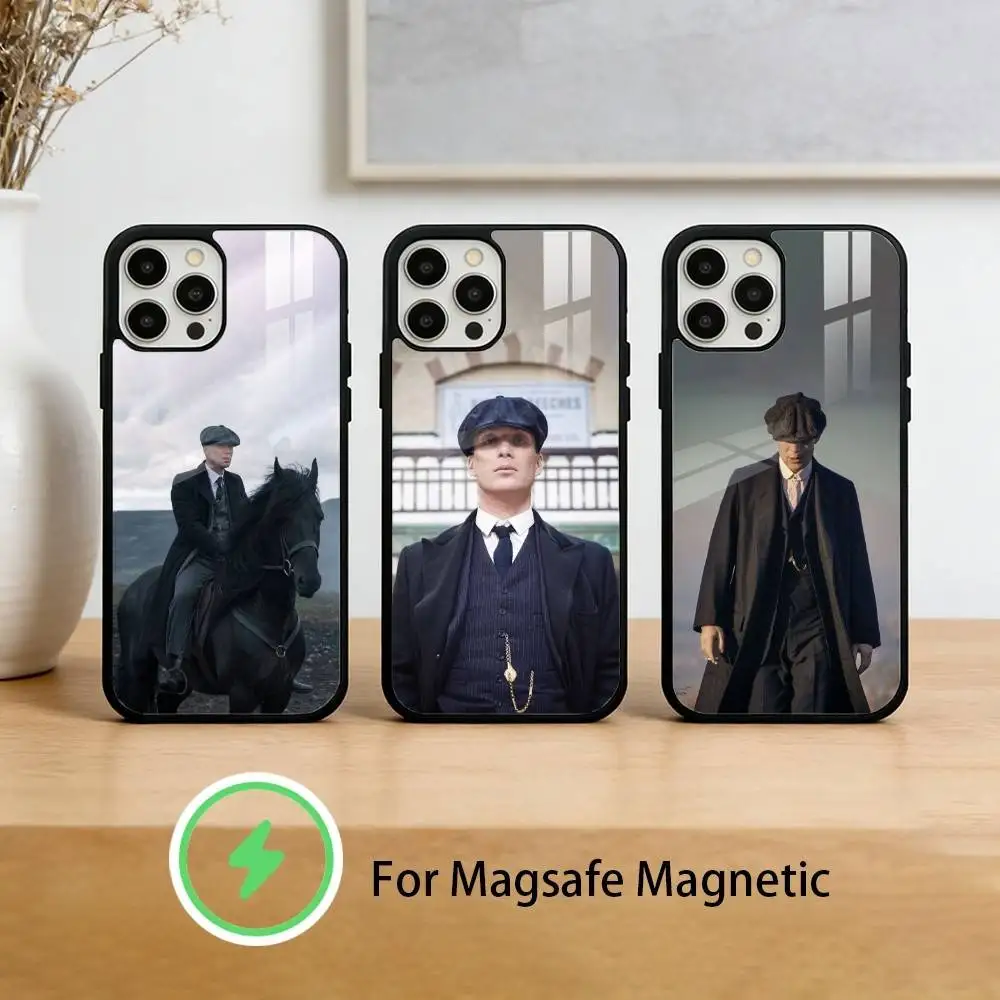 

P-Peaky Blinders Phone Case For iPhone 17,16,15,14,13,12,Plus,Pro,Max For Magnetic Wireless Charge