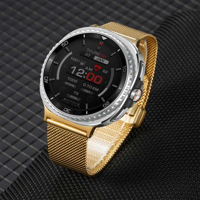 

Milanese Loop Strap For Samsung Galaxy Watch 8 44mm 40mm 8Classic 46mm Stainless Steel Magnetic Wristband For Galaxy Watch Ultra