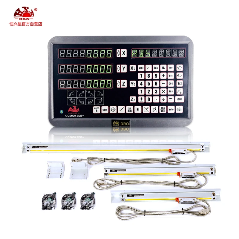Hxx Analysis Measuring Instruments Tools 2 Axis Dro Digital Readout for Tunnel Boring Machine/other Machine Tool Equipment view 2