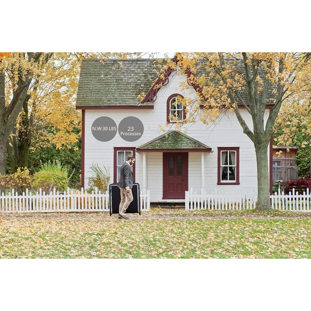 جودة عالية - سرير ضيوف قابل للطي، إطار سرير محمول قابل للطي مع مرتبة سميكة من إسفنج الذاكرة لغرفة النوم الاحتياطية والمكتب - جديد #6