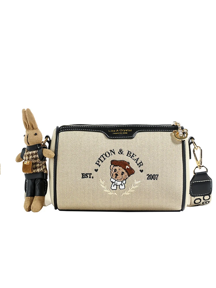 Beibaobao torebka na ramię crossbody 2024 nowa modna torba na co dzień retro torba damska torebka o dużej pojemności Одноплечий мешок — zdjęcie 2