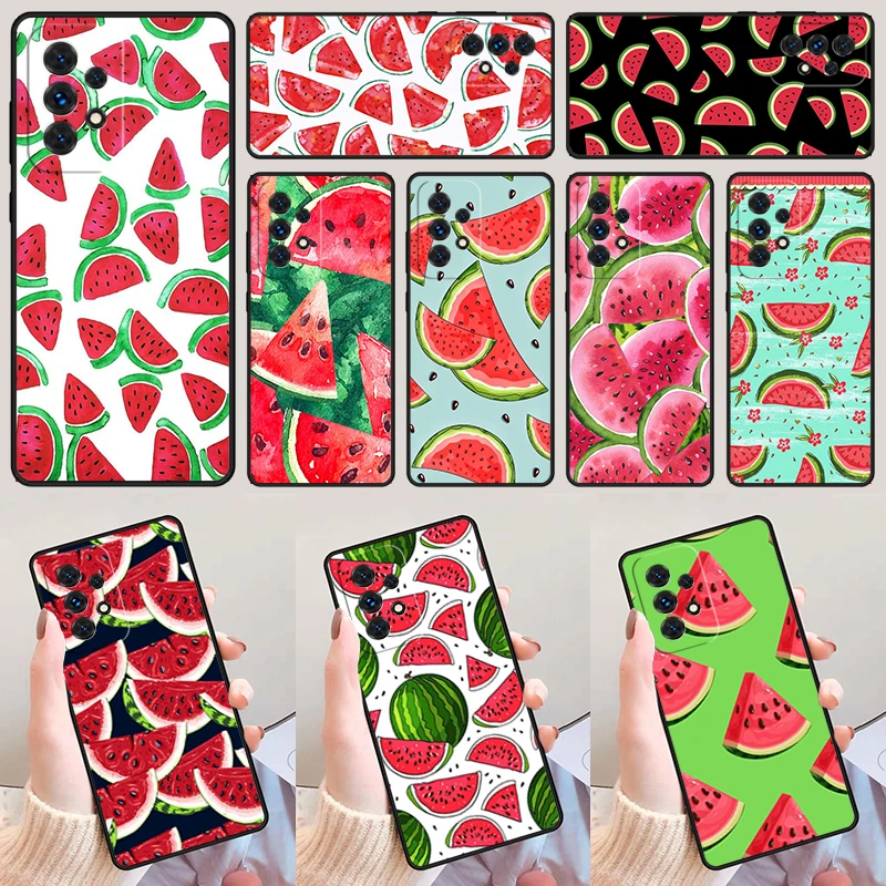 Juicy watermelon summer For Samsung Galaxy A52 A72 A73 A20e A21S A50 A70 A11 A12 A42 A31 A40 A51 A71 A32 A80 A91 Phone Case