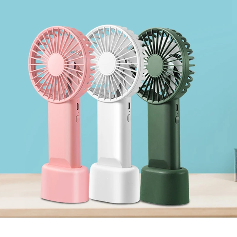 

AD-Portable Fan Handheld USB Mini Folding Fan Travel Outdoor Home Office Quiet Collapsible Desk Fans