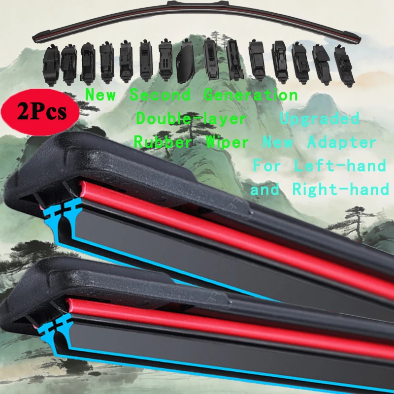 

For DAEWOO EVANDA KLAL 2002-2023 Car Windshield Wiper Blade Front Windscreen Brushes Washer Accessories Window Replacement Parts