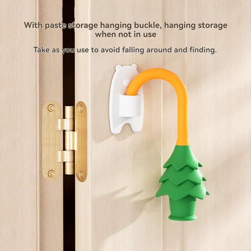 Child Safety Anti-Pinch Hand Door Lock Clamp Hanging Door Stopper Card Type - Prevents Closing for Extra Security
