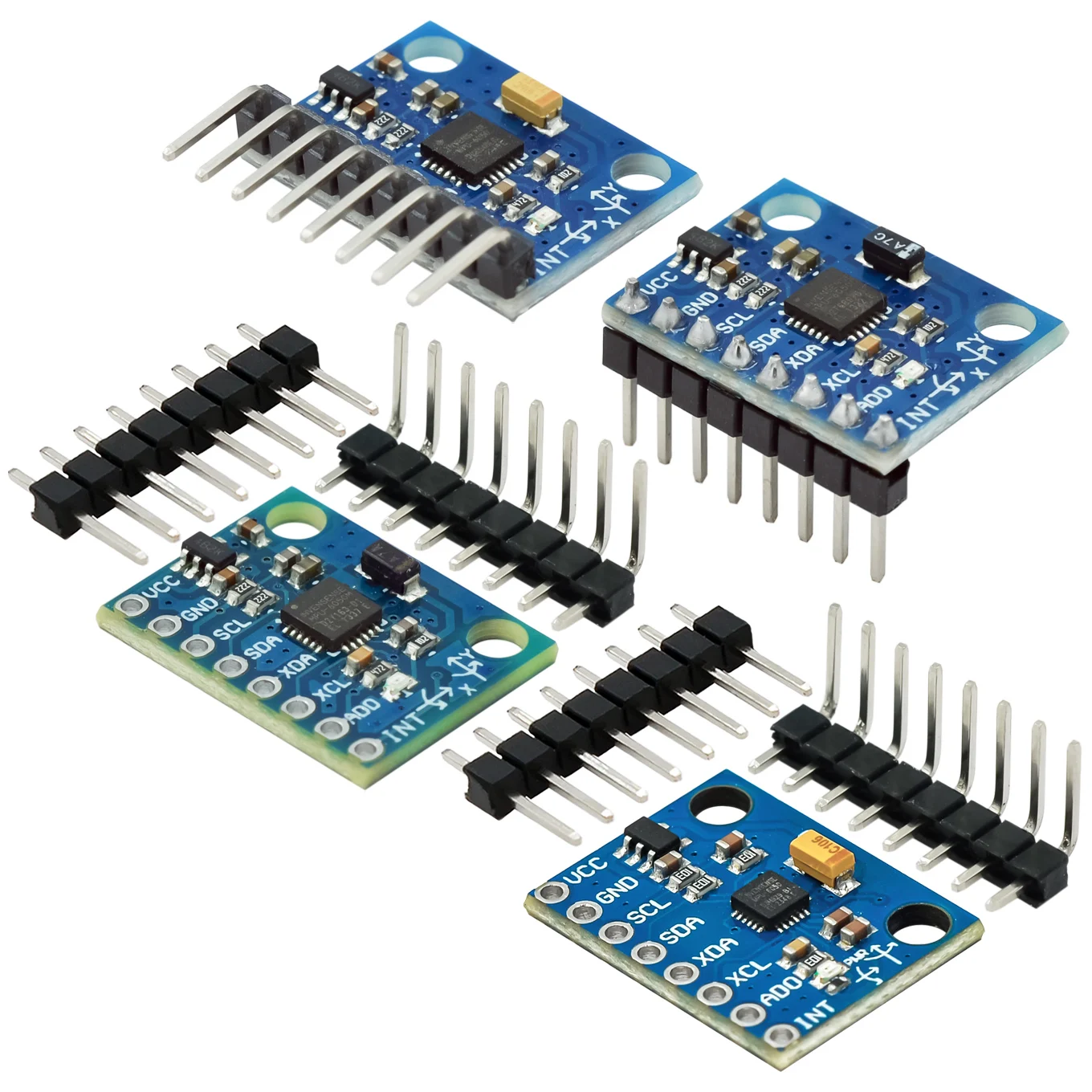 GY-521 MPU-6050 MPU6050 وحدة 3 محاور أجهزة استشعار الدوران التناظرية + 3 محاور وحدة التسارع