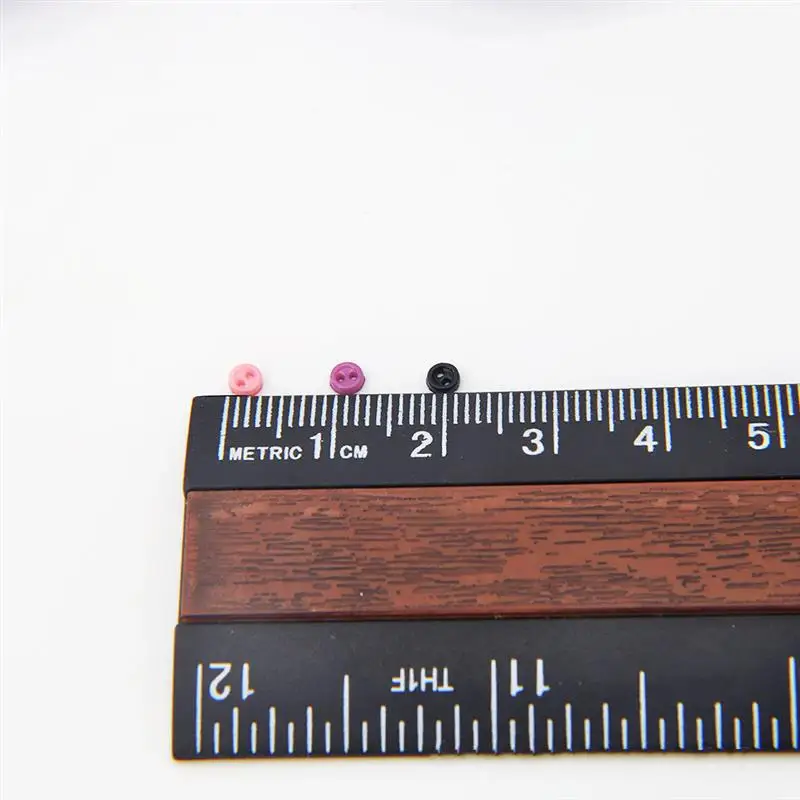 100pcs 3mm Mini Buttons Needlework Resin Plastic 2 Holes Button for Cartoon Dolls Clothes Shoes Scrapbooking Sewing Garment