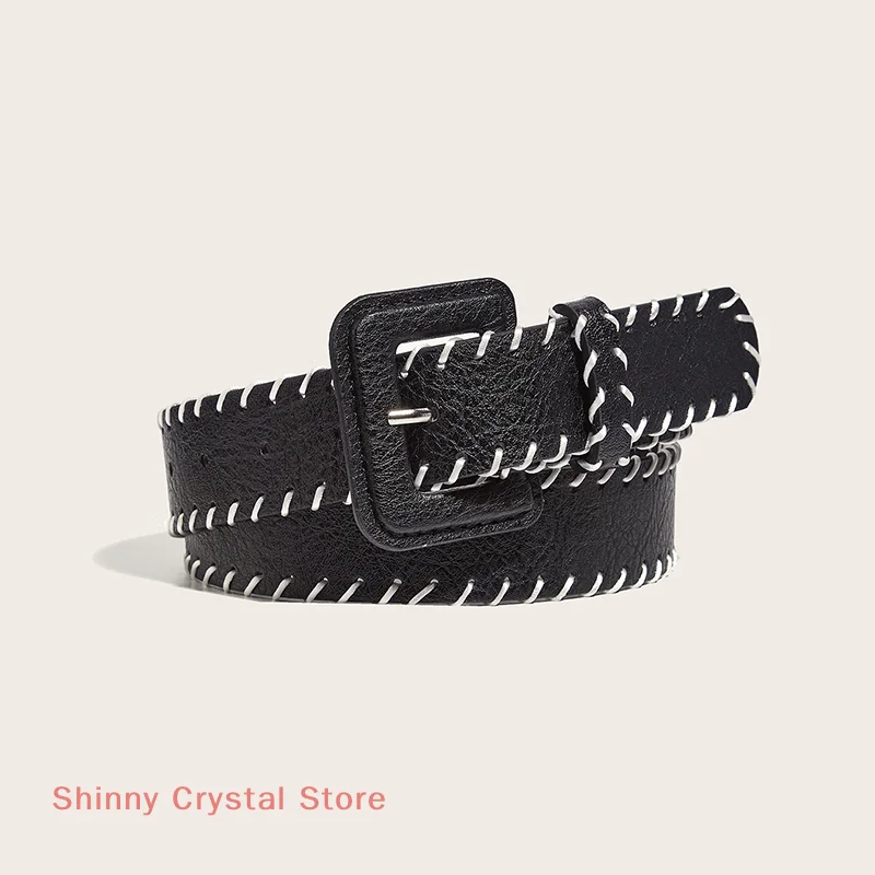 

Fashion Wide Belt For Women Girls Dress Decoration Belt Versatile Retro Punk Style Jeans Belt Clothing Accessories Gifts