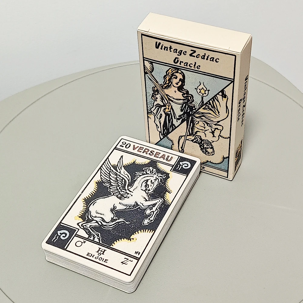

Колода карт Таро «Le Tarot Ast Fisk» Карта Таро 10,3*6 см 48 шт. Карты Oracle
