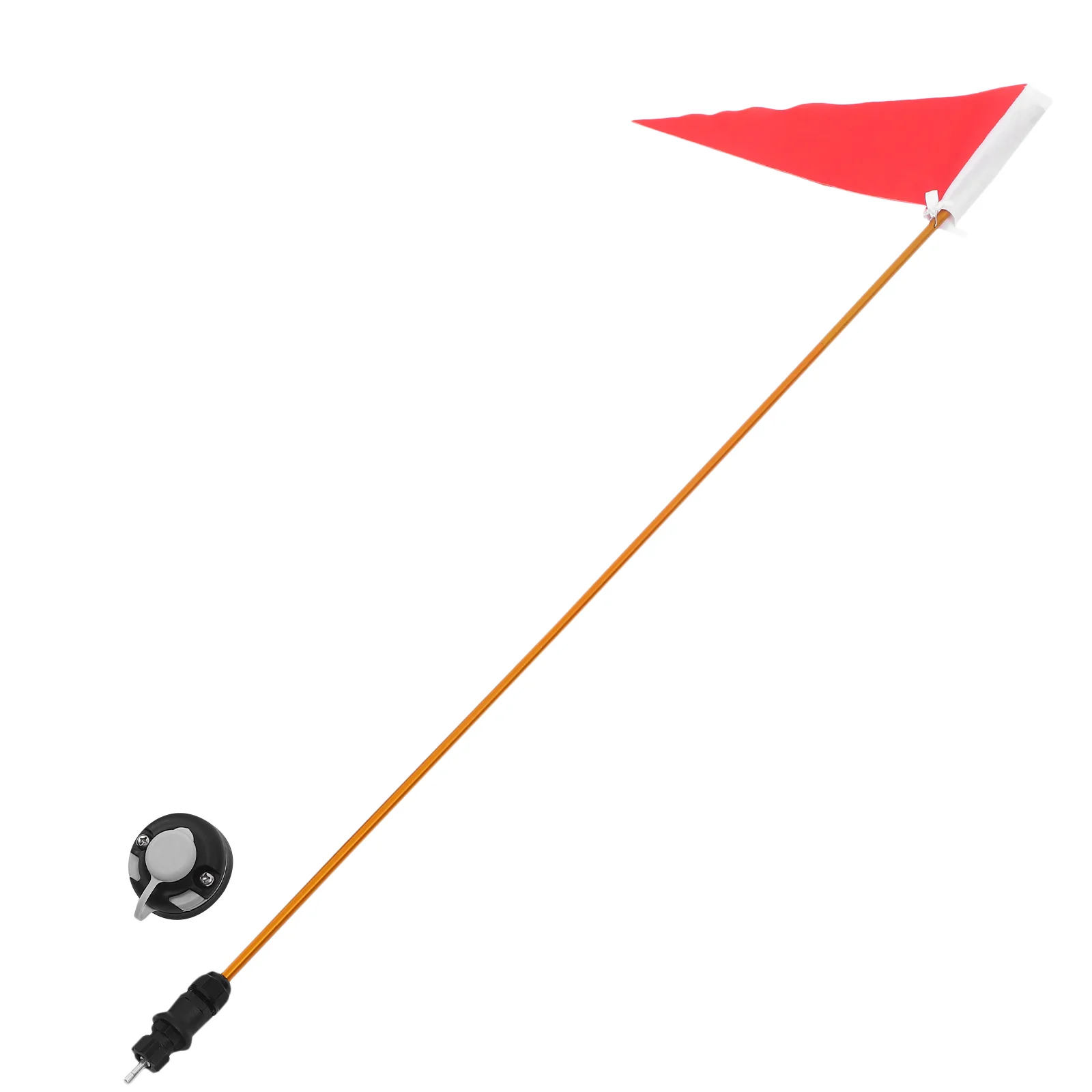 Flag Kayak Track Mounting Kit Supply Boat Pole Orange Warning Safety Flagpole Holder Base