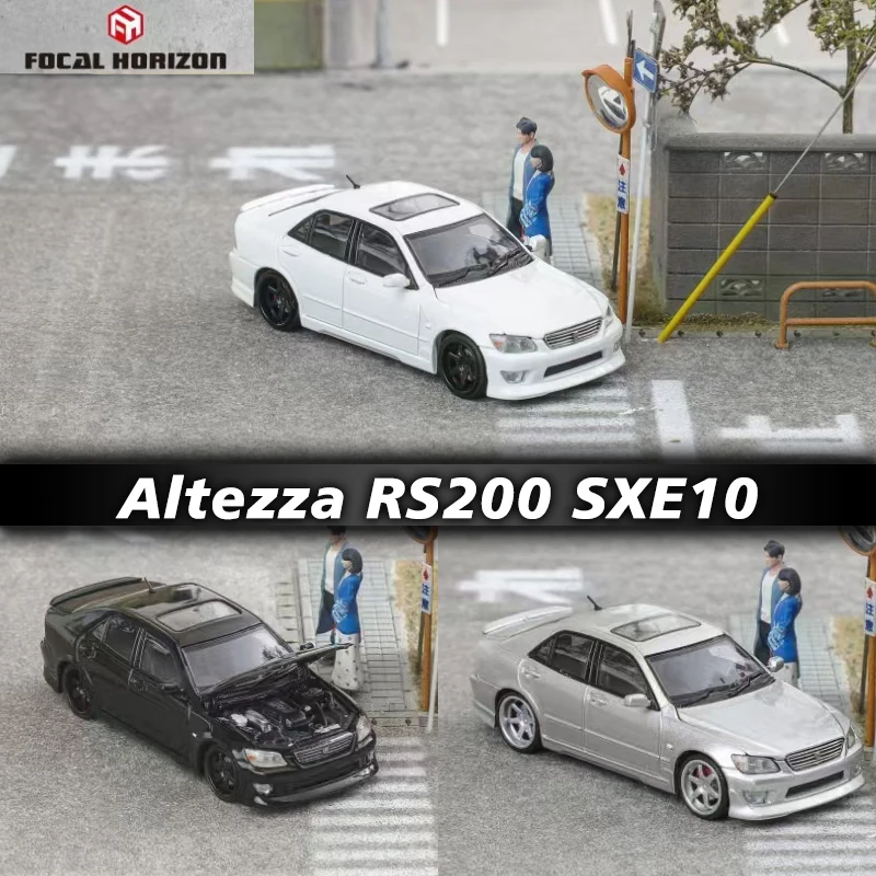 Vorverkauf FH 1:64 Altezza RS200 SXE10 Geöffnete Haube Diecast Diorama Auto Modell Sammlung Miniatur Spielzeug Focal Horizon