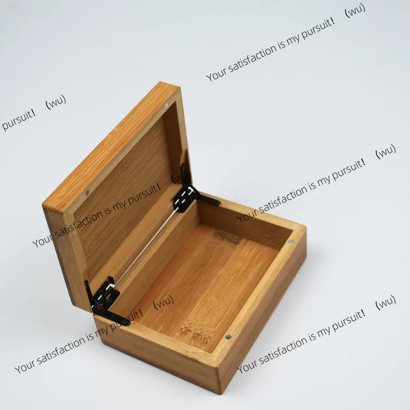 ZOCI-Bamboo Rectangle Magnet Storage Box, Gift Collection Box