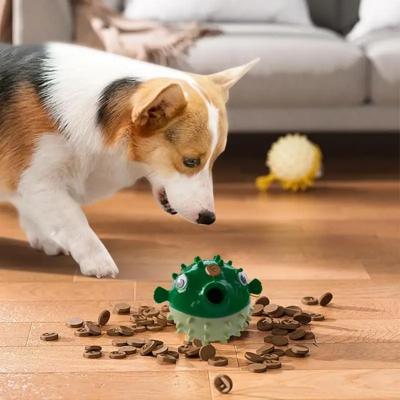 Bouncing Fish Dog Toy Leak Ball Used To Relieve Boredom Grinding Teeth Biting Resistance Sound Ball Dog Toy