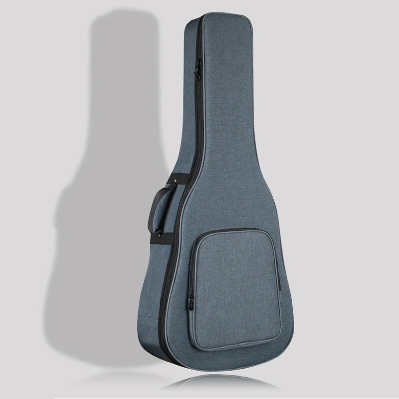 40 41 Inches Acoustic Guitar Case Gery Blue Soft Bag Thicken 30mm 2.1kg Guitarra Accessories Gig