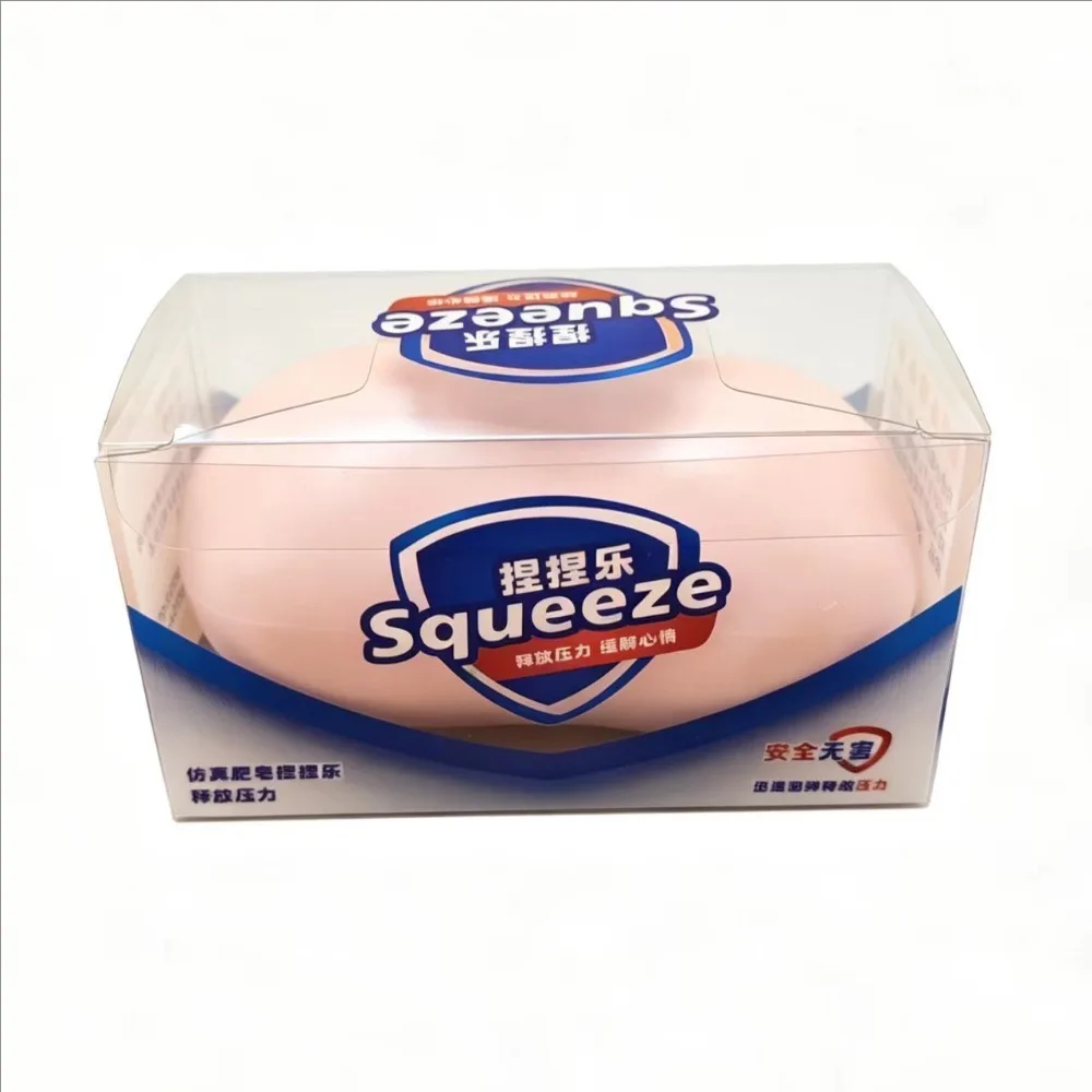 2026 Trendiger handgemachter Stressball in Seifenform – Fidget Squeeze Ball mit Weizenmehlfüllung, ASMR-Spielzeug zur Angstlinderung für Erwachsene