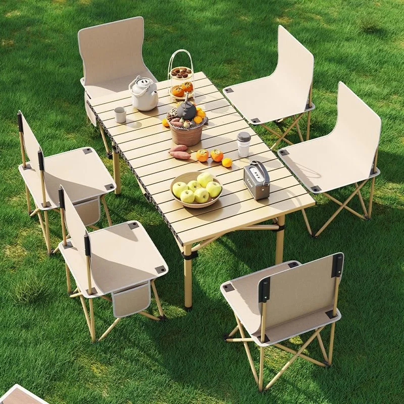 Foldable Table Chair Set Portable Camping Picnic Market Stall Gear Foldable Table Outdoor Table Camping Table Picnic Table