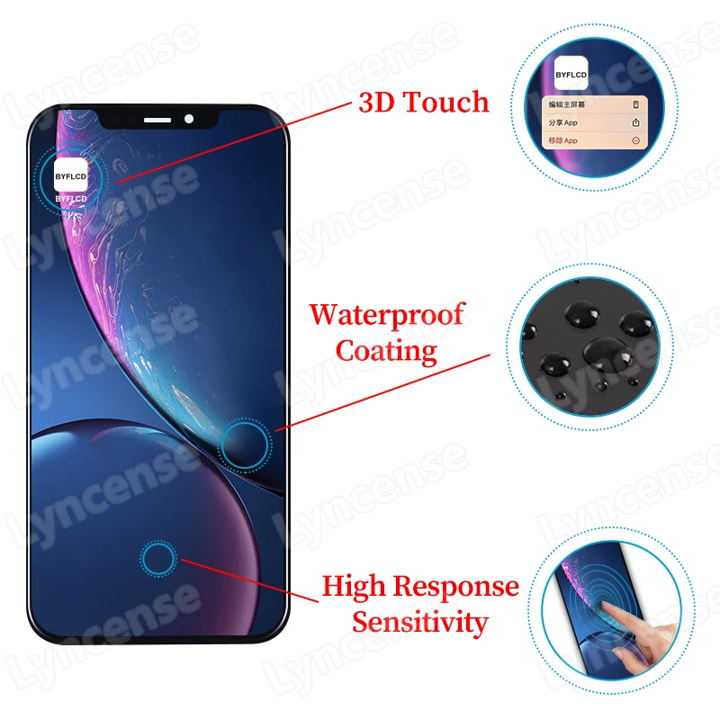 AAAA Choice Incell LCD For iPhone XR LCD Display Touch Screen Digitizer Assembly For IPHONE XR Display Pantall Replacement Parts image 2