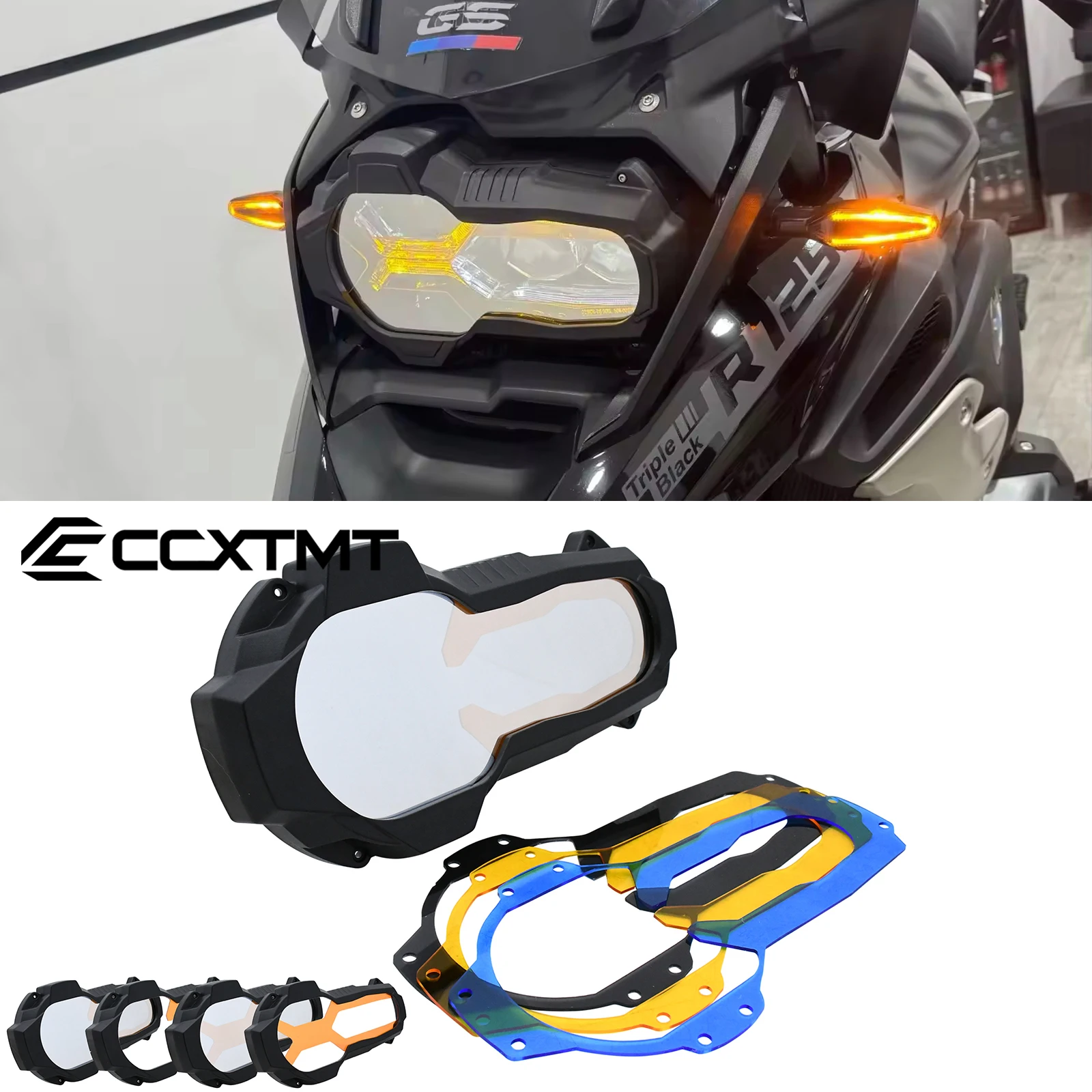

For BMW R1250GS Adventure 2018-2024 R1200GS LC ADV Edition 2014-2019 2020 Motorcycle Headlight Protector Head Lights Guard Cover