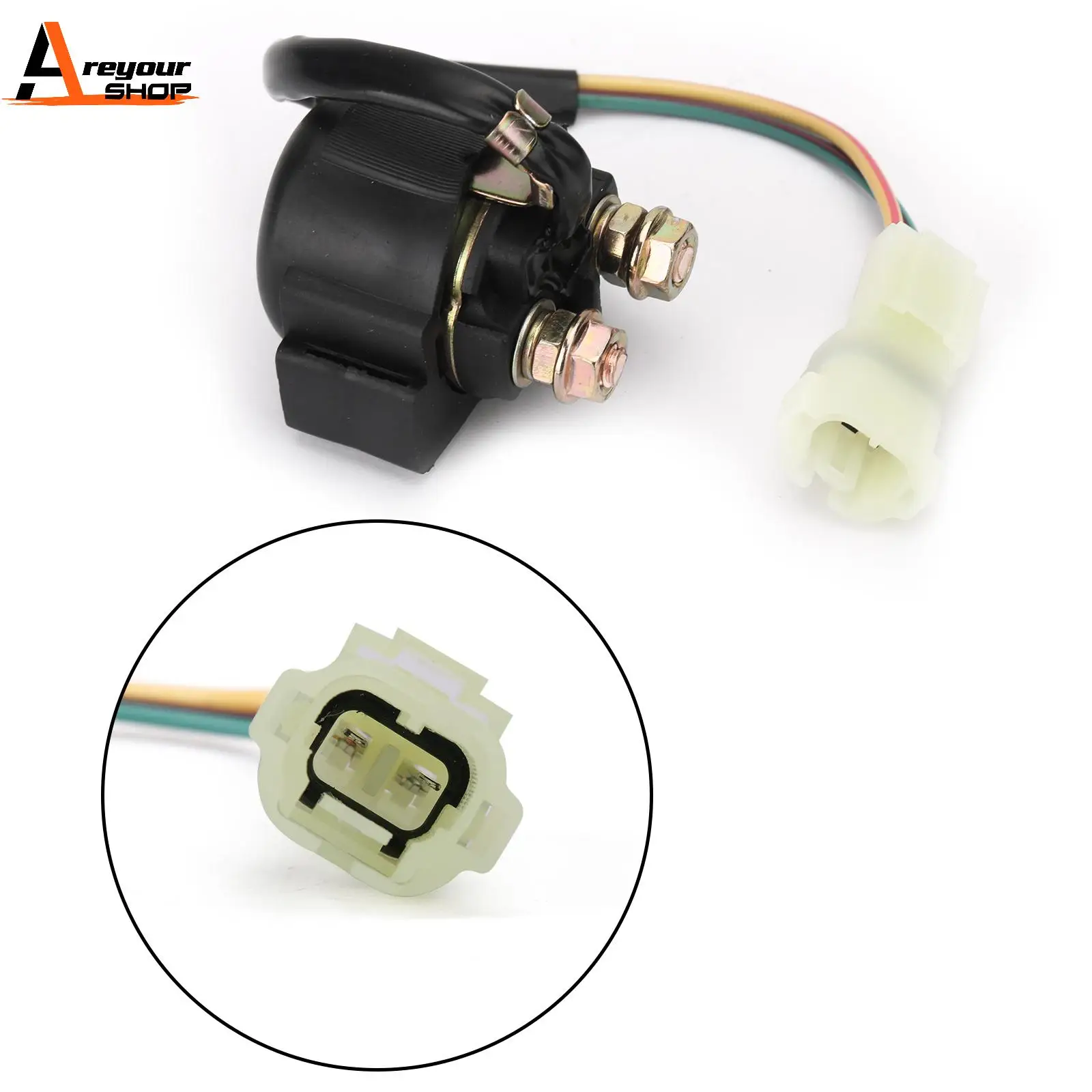 

Areyourshop for Honda 2005-2018 250 Recon TRX250TM TRX250TE Starter Solenoid Relay Switch 35850-HM8-B00 Motorcycle Parts