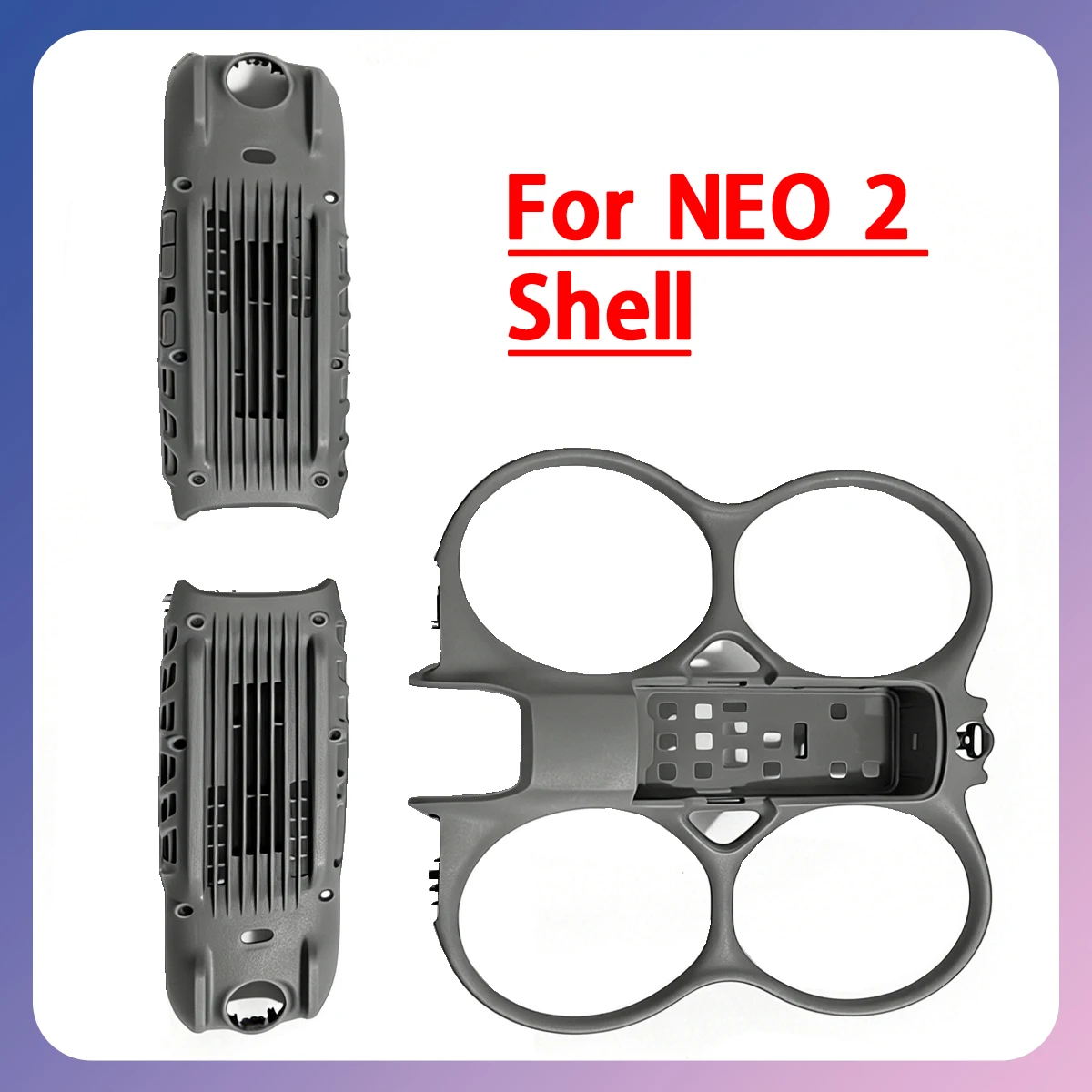 Original Neo2 Ober-, Mittel- und Unterteil der Hülle, Geeignet für DJI Neo Drohnen-Reparaturteile