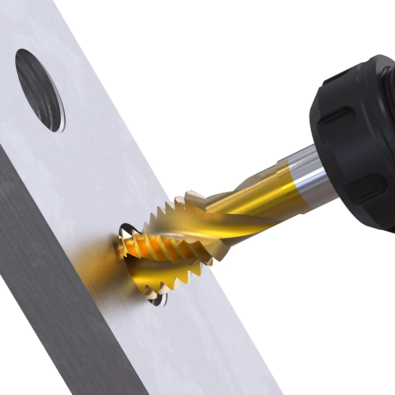 HUHAO HSS Screw Tap Drill Bit M2 M2.5 M3 M3.5 M4 M5 M6 M8 M10 M12 M14 M16 M18 M20 M22 Metric Straight Flute Thread Tap Hand Tool