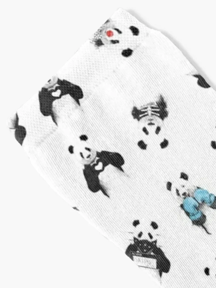 Calzini modello panda regali invernali termici invernali Sport Calzini da calcio antiscivolo da donna da uomo