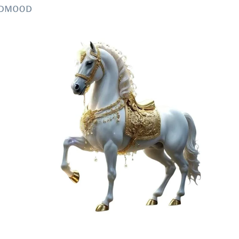 

[R] 2D акриловая подвеска в виде лошади, подвеска на рюкзак, автомобильное зеркало заднего вида, подвесное украшение для рождественской елки, вечерние, новогоднее украшение