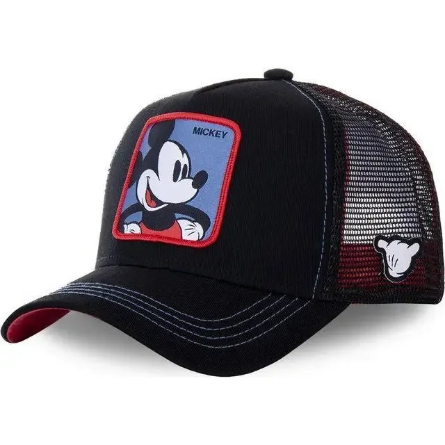 Kawaii Mickey Trucker Cap Mesh Back Baseball Hat Adjustable Cartoon Donald Duck Hip Hop Sun Protection Outdoor Streetwear Gifts view 3