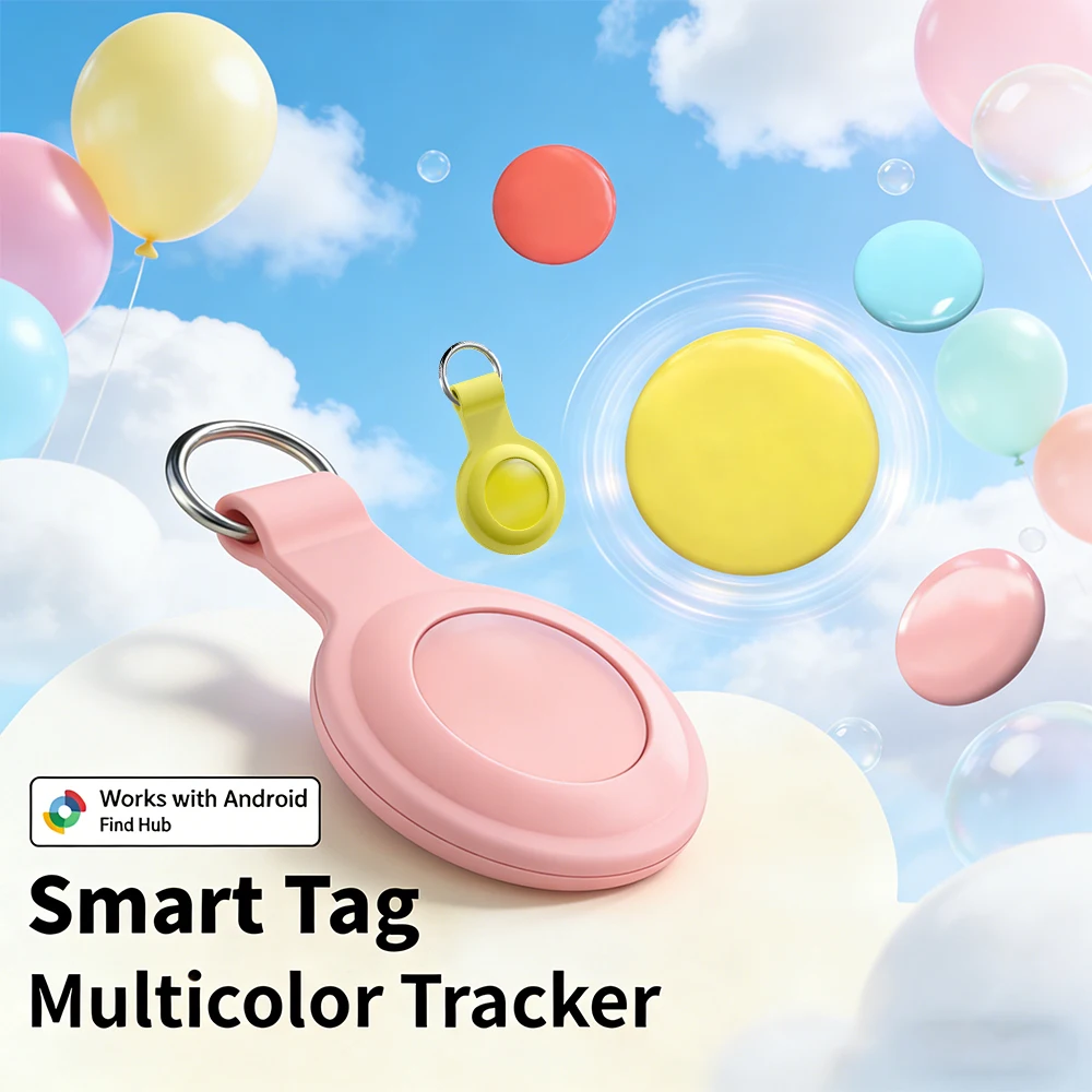 

1-pack Android Locate Tracker waterproof Portable Anti-lost Device For Google Find Hub APP Keys Finder Smart Tag for Pixel Vivo