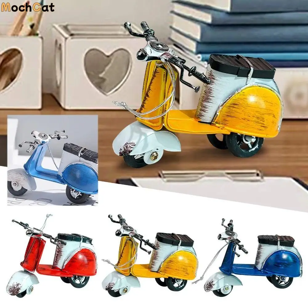 

Mini Iron Motorcycle Model Simulation Home Decor Small Motorcycle Statue Ornament Traffic Toys Vehicle Motorcycle Model