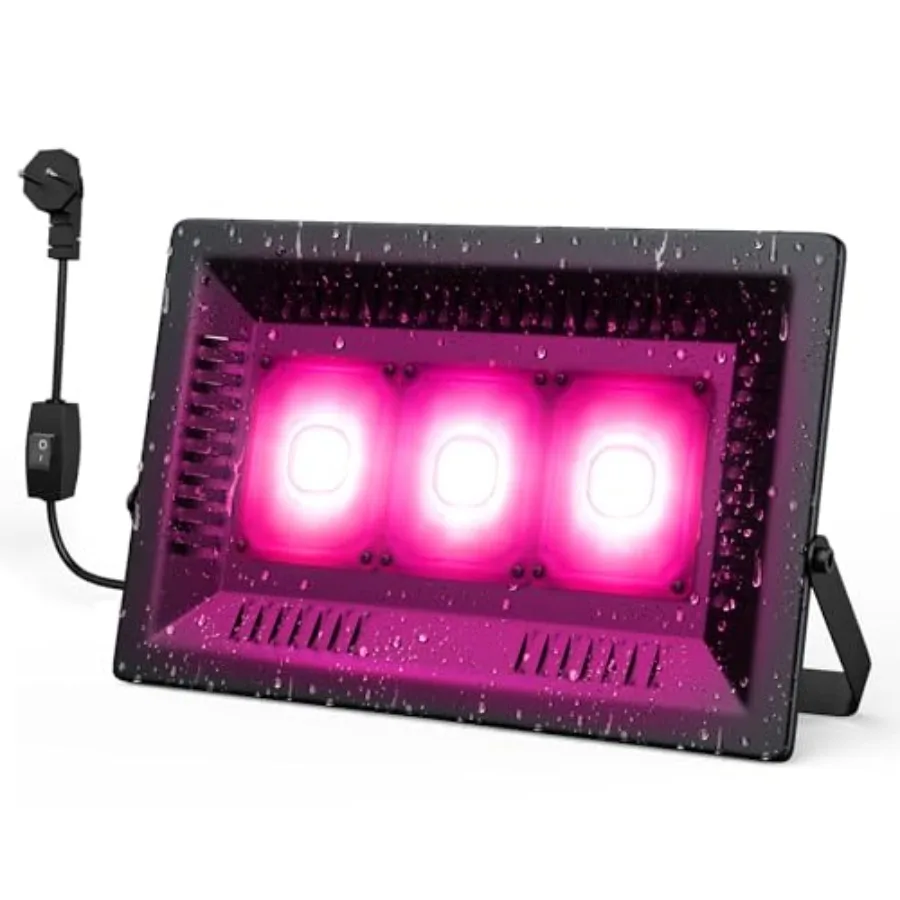 

Waterproof 450W Full Spectrum LED Grow Light for Outdoor Indoor Plant Seedling Growing Blooming Fruiting Height Adjustable Sile