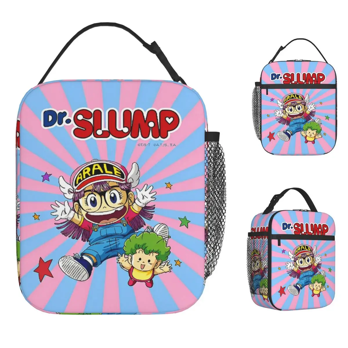 

Arale Сумка для обеда Персонаж Портативный ланч-бокс Женская дизайнерская сумка-холодильник для пикника Модные водонепроницаемые термосумки-тоут